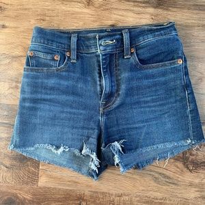 Levi's high waisted cutoff shorts Size 24